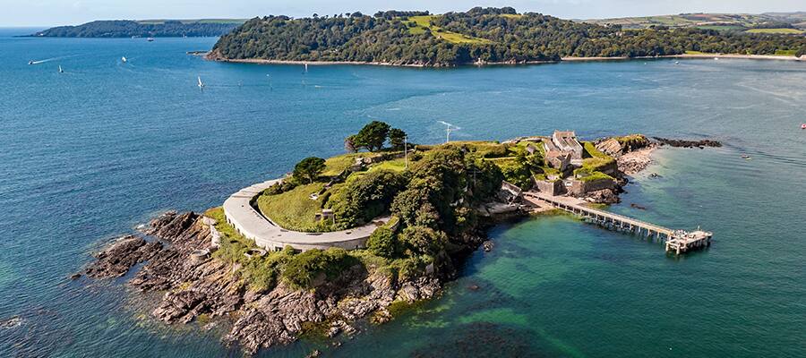 Isla de Drake en Plymouth Sound